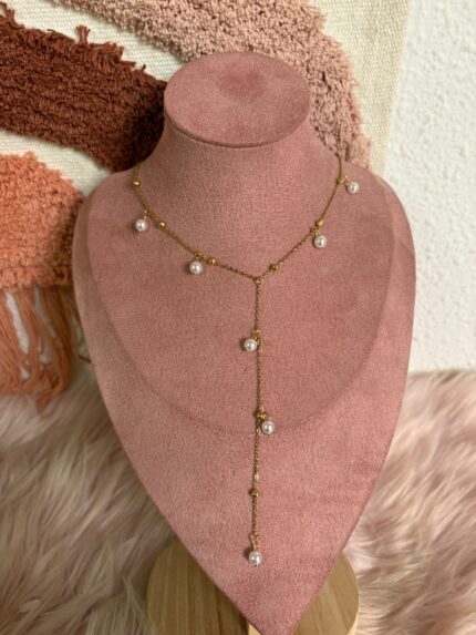 COLLAR CASCADA PERLAS