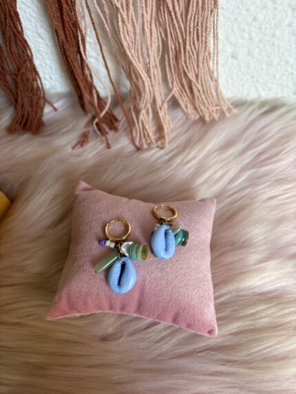 PENDIENTES CAURI CELESTE