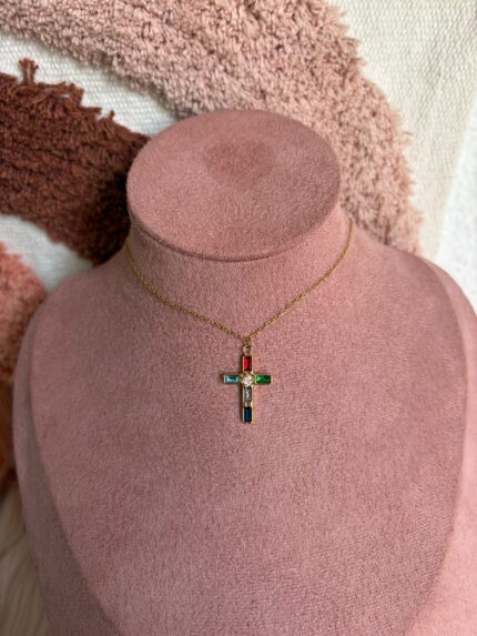 COLLAR CRUZ COLORES