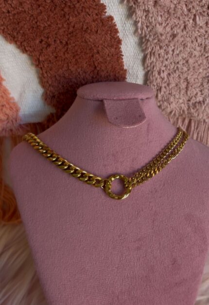 COLLAR ESLABÓN CÍRCULO