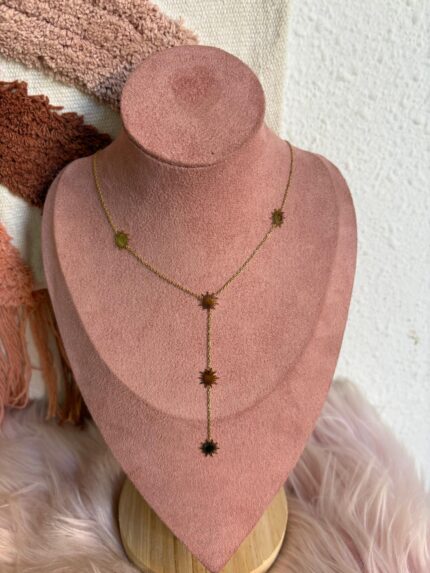 COLLAR CASCADA ESTRELLAS FUGACES