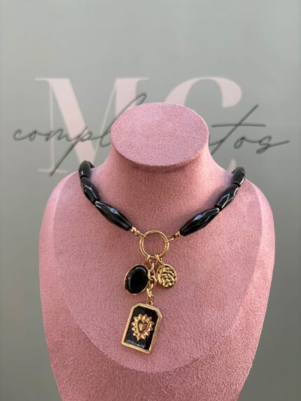 COLLAR LATIDO ETERNO NEGRO
