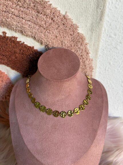 COLLAR MONEDITAS LABRADAS