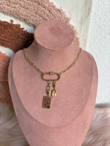 COLLAR PLACA GOOD LUCK