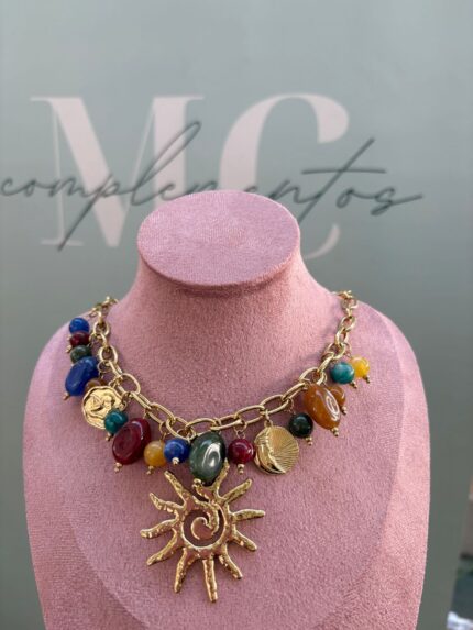 COLLAR DIJE DE SOL BOHO