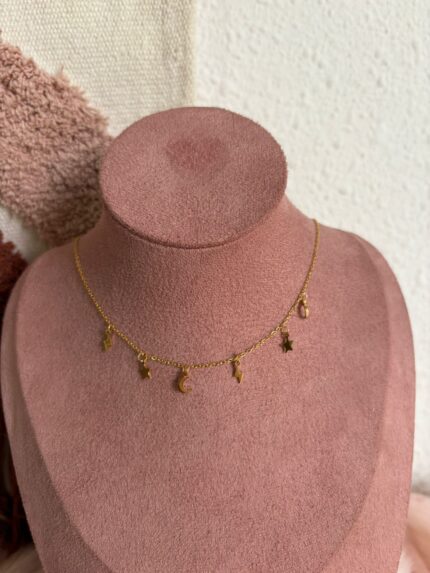 COLLAR RAYOS, LUNAS Y ESTRELLAS