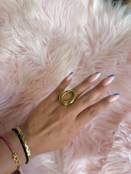 ANILLO ÓVALO DESIGUAL