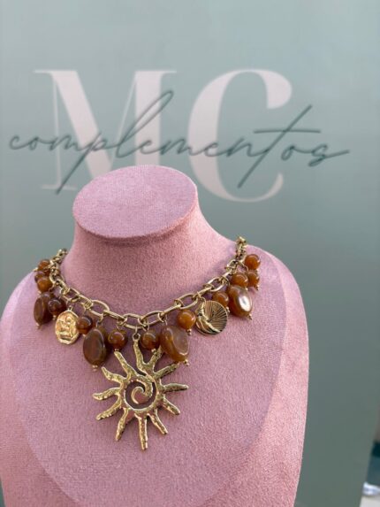 COLLAR DIJE DE SOL TIERRA