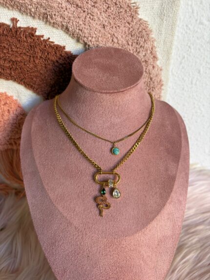 COLLAR DOBLE SERPIENTE