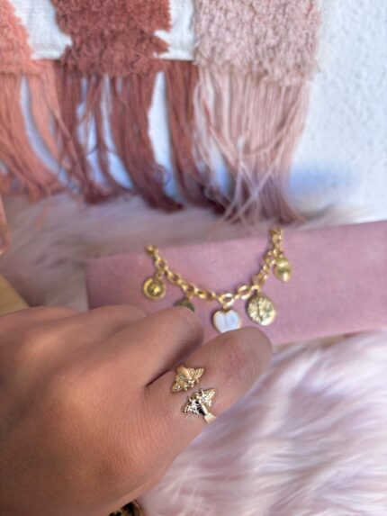 ANILLO ABEJA APERTURA DELANTERA