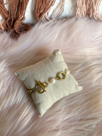 PULSERA PERLAS CIERRE MARINERO