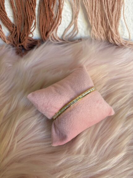 PULSERA DE CAÑA BRILLOS