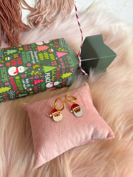 PENDIENTES NAVIDAD PAPÁ NOEL