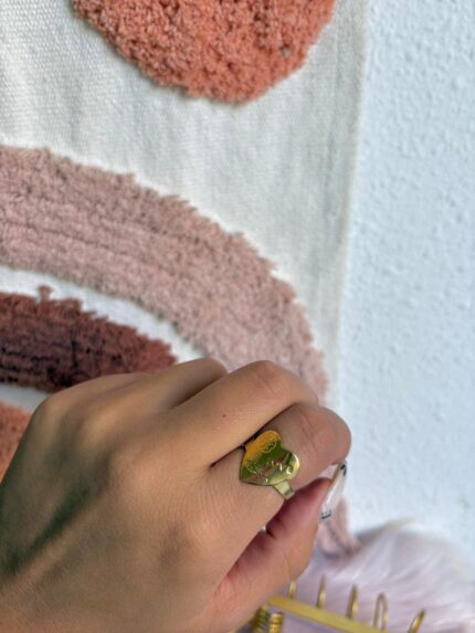 ANILLO CORAZÓN LOVE FLOR