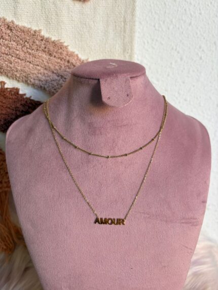 COLLAR DOBLE AMOUR