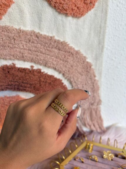 ANILLO DOBLE ESLABÓN