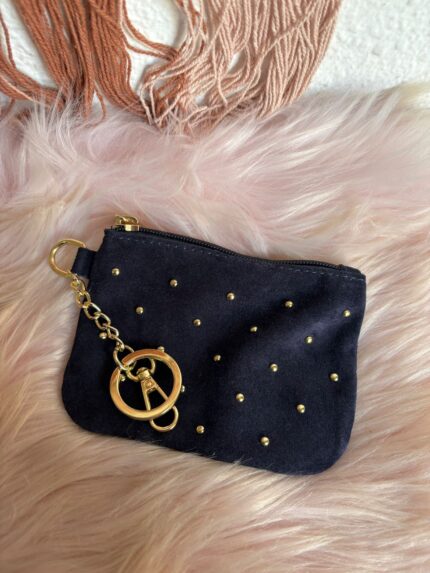 MONEDERO TACHUELITAS AZUL MARINO