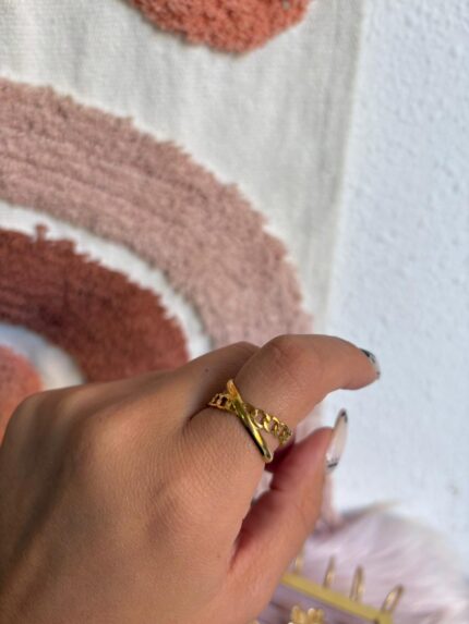 ANILLO DOBLE CRUZADO