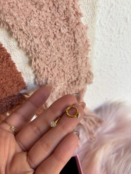 PENDIENTE MINI CORAZÓN BRILLO