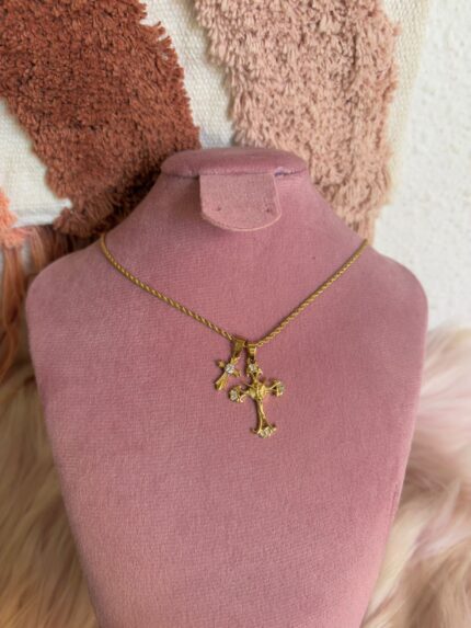 COLLAR DOBLE CRUZ