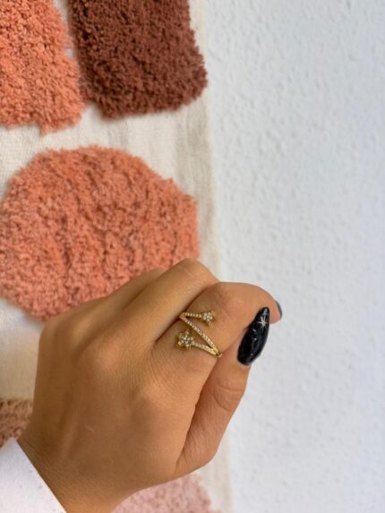 ANILLO ESTRELLAS CIRCONITAS