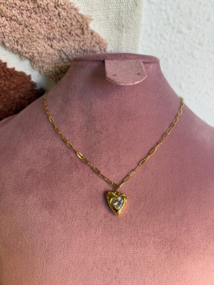 COLLAR CORAZÓN CRISTAL