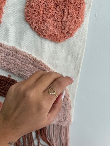 ANILLO CORAZÓN BRILLITOS